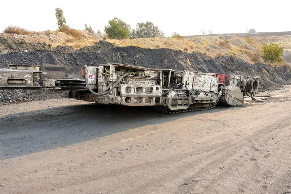 Těžba uhlí a zařízení zařízení pro zpracování — Stock fotografie