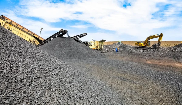 Bergbau und Ausrüstung aus Mangan — Stockfoto