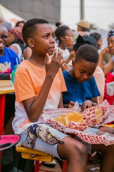 Soweto South Africa September 2017 Diverse African People Bread Based — Stock Photo, Image