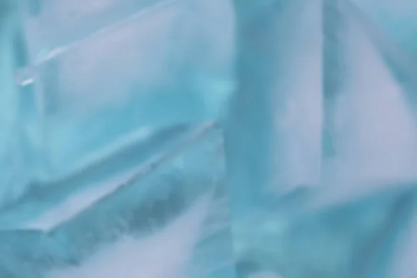 Blurred Defocused Background Blue Ice Cubes — Stock Photo, Image