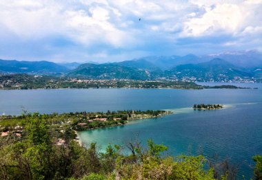 Lake Garda üstten görünüm