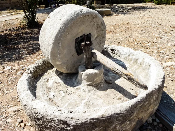 Escavações Local Antigo Templo Chipre — Fotografia de Stock
