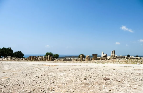 Археологічні Розкопки Стародавнього Храму Кіпрі — стокове фото