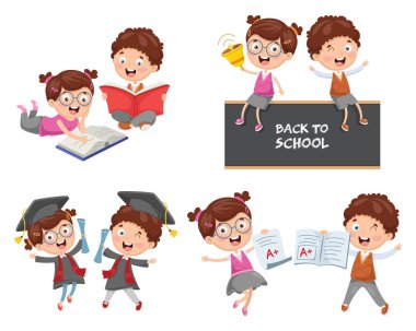 Eğitimin vektör illüstrasyonu