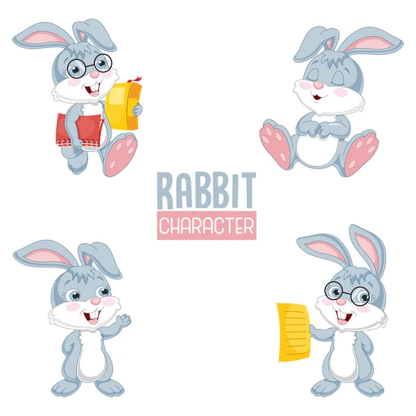 Çizgi film hayvanlarının vektör çizimi