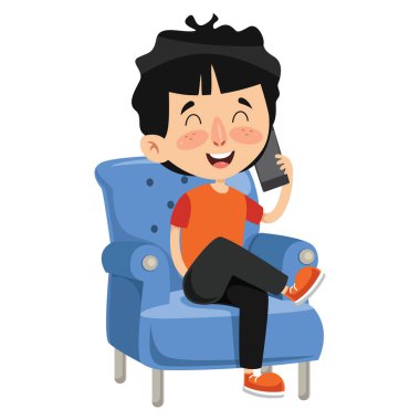 Evet çocuk vektör çizim