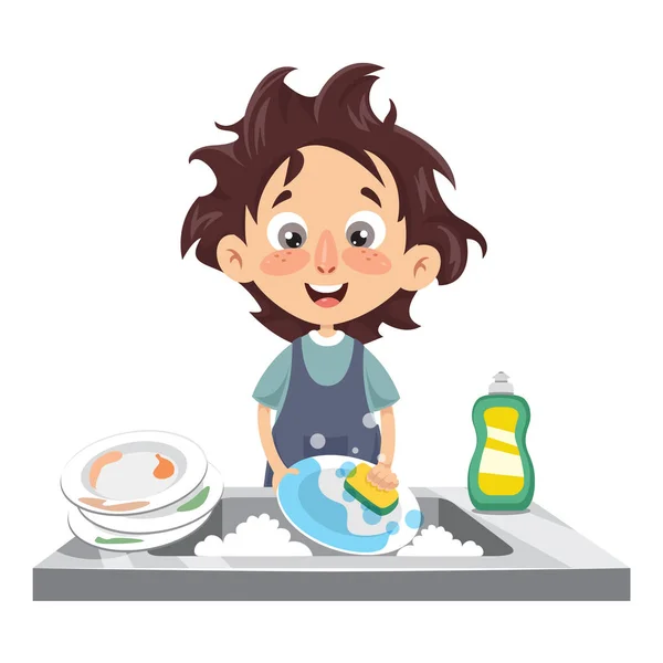 dishes in dishwasher clipart of children