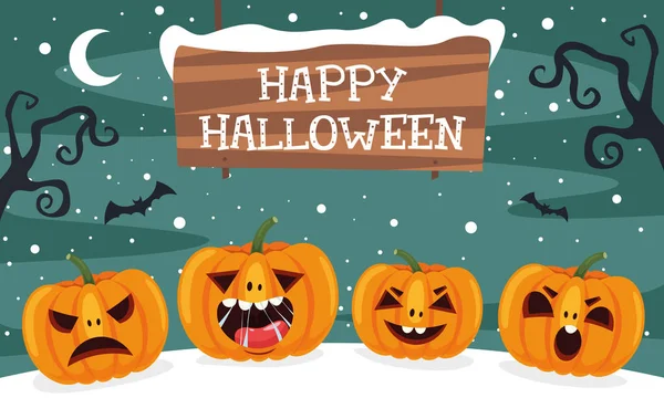 Illustration Vectorielle Halloween — Image vectorielle