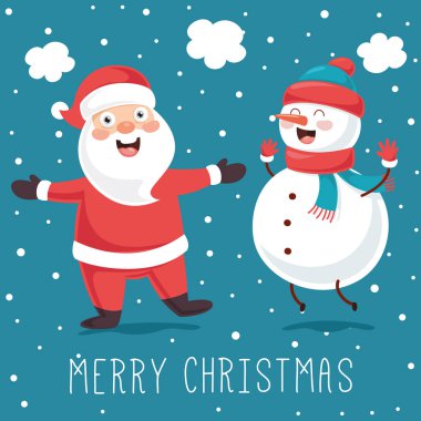 Noelin vektör illüstrasyonu