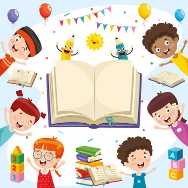 Öğrenciler vektör çizim