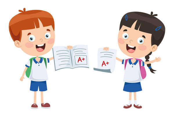 Вектор развития карикатуры
