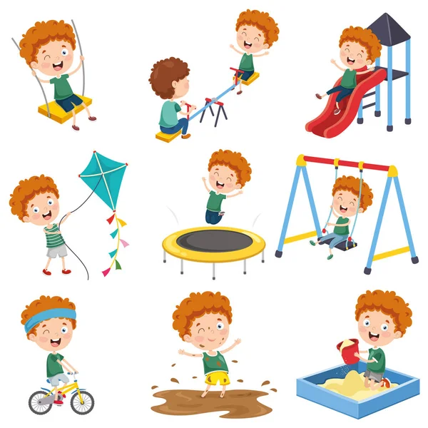 Çizgi film karakterinin vektör çizimi