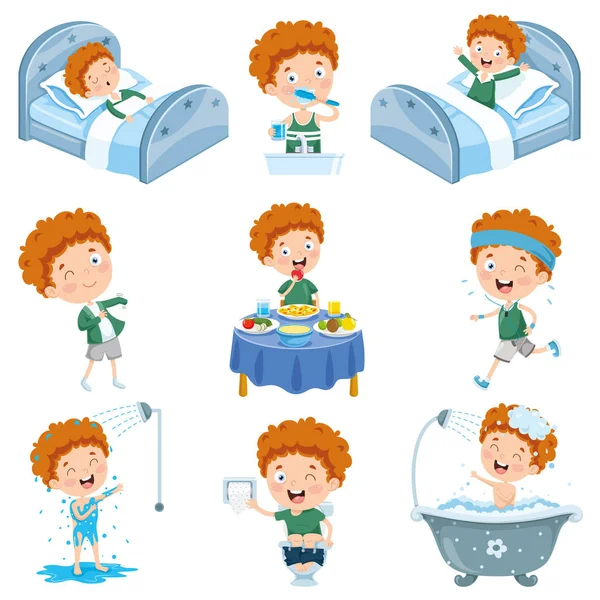 Çizgi film karakterinin vektör çizimi