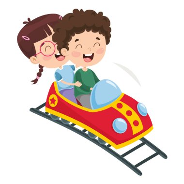 Eğlence Parkı vektör çizim