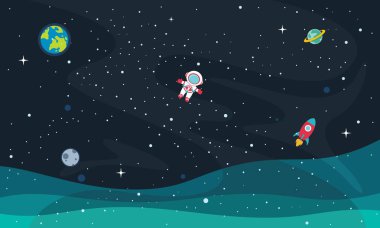 Alan arka plan vektör çizim