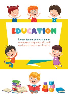 Vektör Illustration çocuk eğitimi