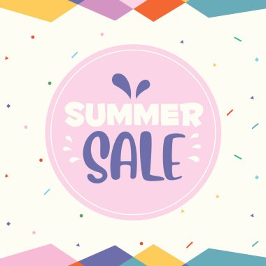 Yaz Satılık Renkli Tasarım