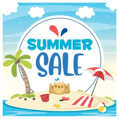 Yaz Satılık Renkli Tasarım