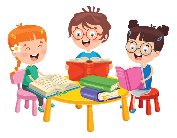 Ilustración Vectorial Educación Infantil — Vector de stock