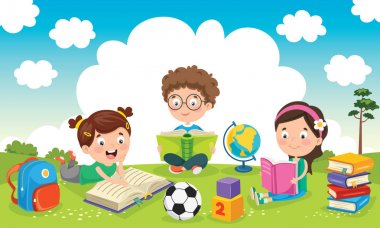 Vektör Illustration çocuk eğitimi