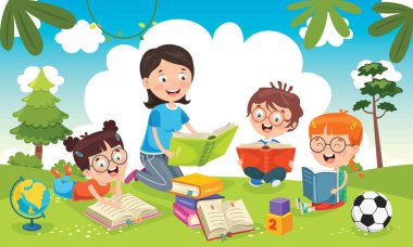 Vektör Illustration çocuk eğitimi