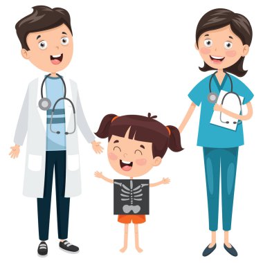 Küçük Çocuk Gösteren X Ray
