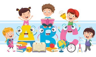 Küçük Okul Çocukları Çalışıyor ve Öğreniyor