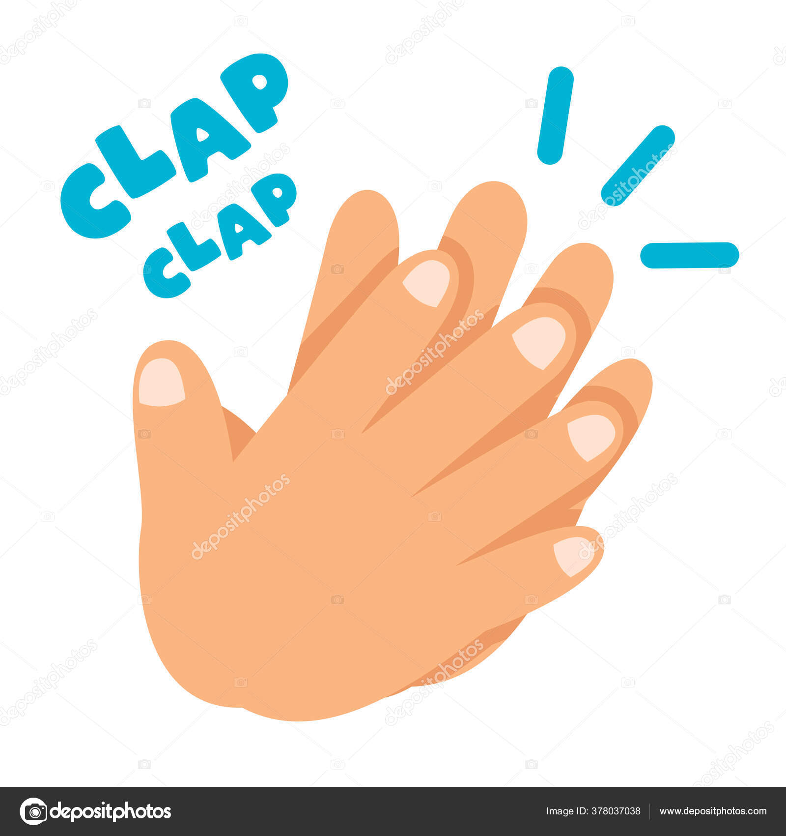 Cartoon Concept Clapping Hands Stock Illustration By ©yusufdemirci