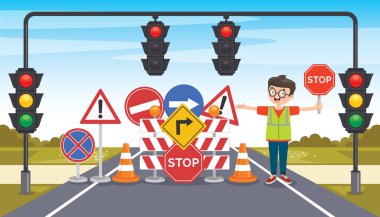 Trafik İşaretli Tasarımı Göster