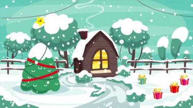 Noel Baba ve Çocuklar Noel 'i Kutluyor 