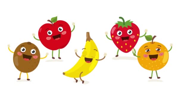 Happy Funny Cartoon Animals Dancing — Stock Footage Happy Funny Cartoon Animals Dancing Video Clip