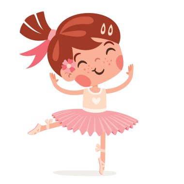 Klasik Bale Yapan Çizgi Film Karakteri