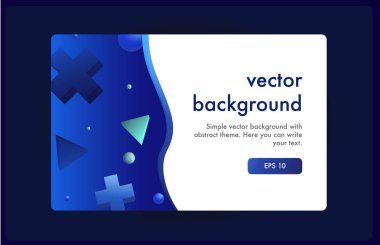 Parlak renkler ve minimalist tasarım vektör arka plan.