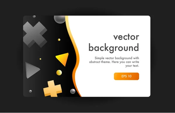 Fondo Vectorial Con Colores Brillantes Diseño Minimalista — Vector de stock