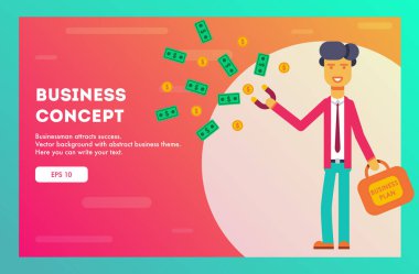 İş konsepti. vektör illüstrasyonu.