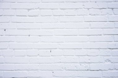 Doku veya arkaplan için beyaz tuğla duvar