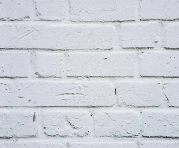 Parede de tijolo branco para textura ou fundo — Fotografia de Stock
