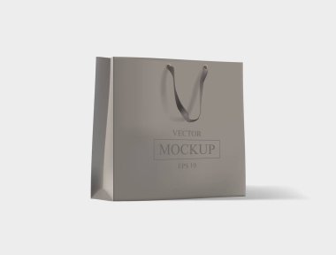 Alışveriş çantası. Mock-up boş paketi.