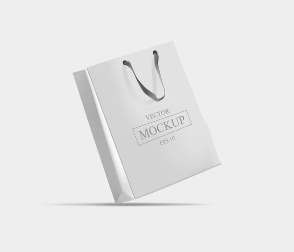 Alışveriş çantası. Mock-up boş paketi