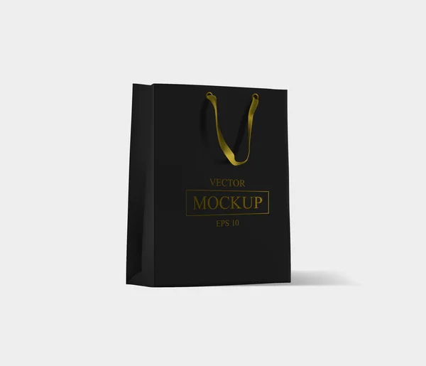 Alışveriş çantası. Mock-up boş paketi