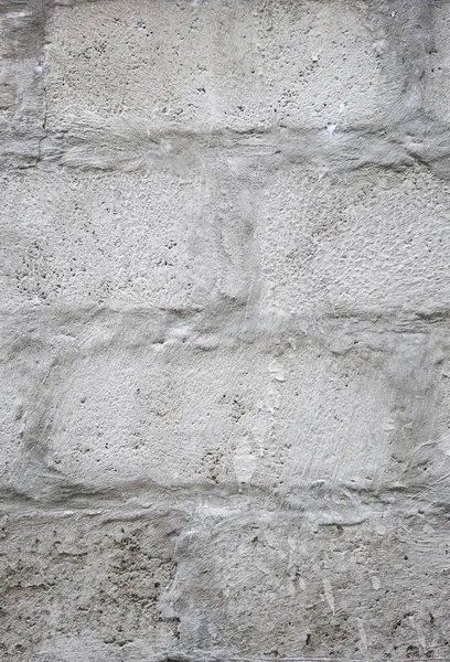 Absztrakt időjárású texturált fehér tégla fal háttér — Stock Fotó