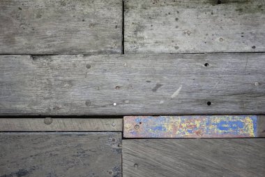 Eski boş gri ahşap desen duvar, ahşap doku arka plan