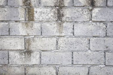 Soyut yıpranmış dokulu gri tuğla duvar arka plan