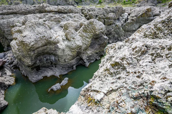 Дневной Весенний Вид Удивительный Каньон Дьявола Природный Феномен Болгарии Известный — стоковое фото