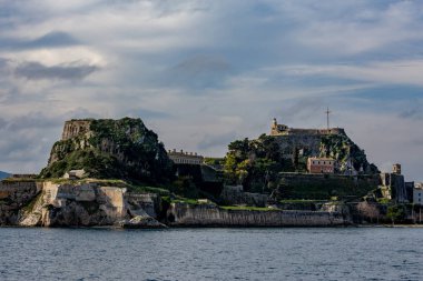 KERKIRA Island, Yunanistan ile güzel manzara