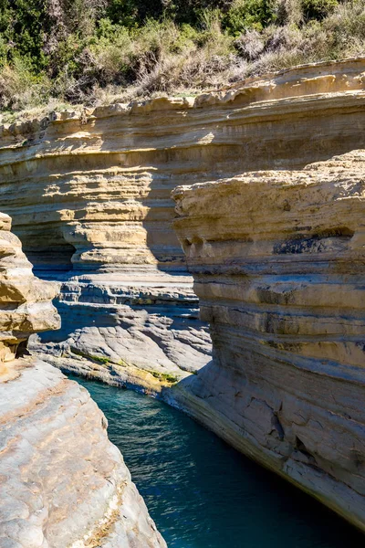 Vista desde el Canal del Amor en Corfú, Grecia —  Fotos de Stock