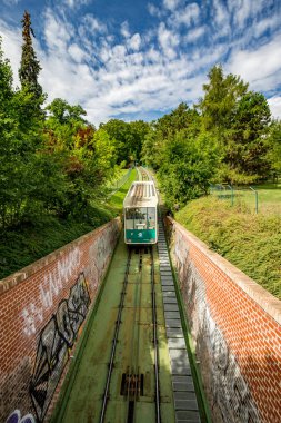 Füniküler hareketli Park, Prague, Çek Cumhuriyeti