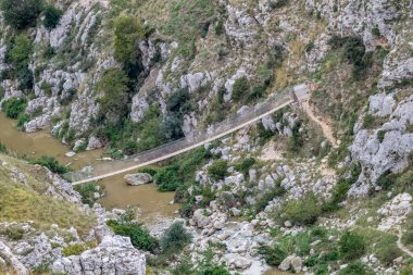 Asma köprü Matera, Basilicata, İtalya