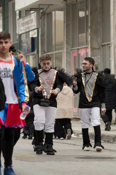 Festival de mascarade grecque à Xanthi, moment — Photo