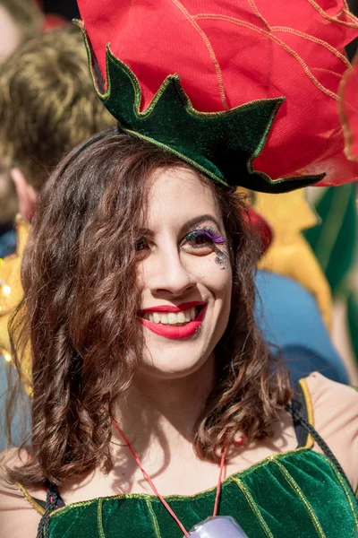 Festivalul mascaradei grecești din Xanthi, moment — Fotografie, imagine de stoc